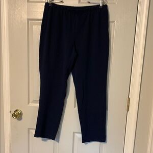 Ruby Rd. Dark Blue Petite Pants Large